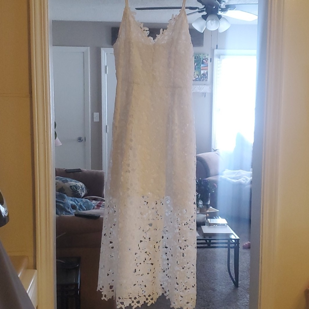 White Midi Dress
